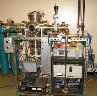 OSU constructed radio frequency sputter system located in Dr. Gibbon's lab.