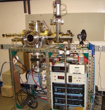 OSU constructed radio frequency sputter deposition system in Dr. Gibbon's lab.
